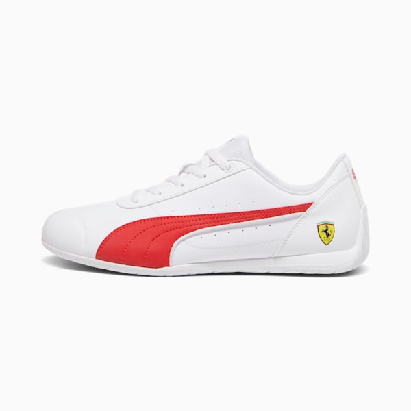 Side view of PUMA Men's Lifestyle Lace-Up Sneakers, showcasing the sleek design, breathable upper, cushioned insole, and iconic PUMA logo, designed for comfort and style in everyday wear.