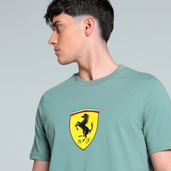 PUMA Ferrari Race Colored Big Shield Tee Men's T-Shirts-63018806