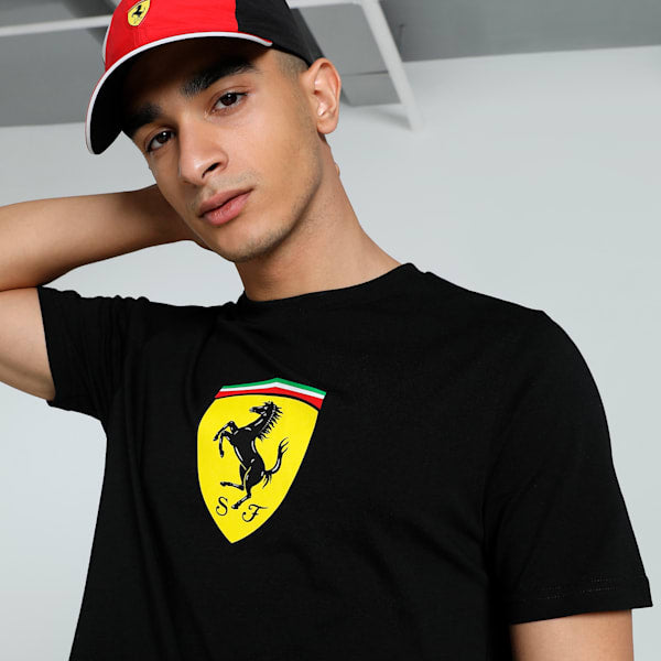 PUMA Ferrari Race Colored Big Shield Tee Men's T-Shirts-63018801