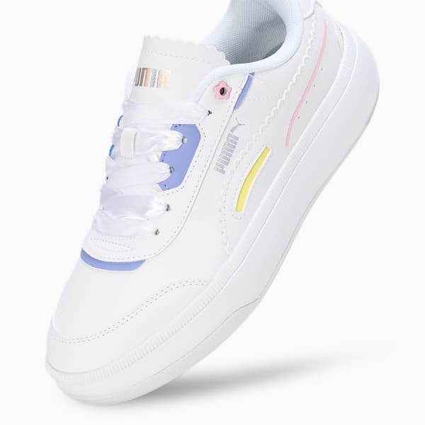 Puma Tori Pixie Res PUMA White-Lavendar Pop-P Women's Lifestyle Shoes-40112201