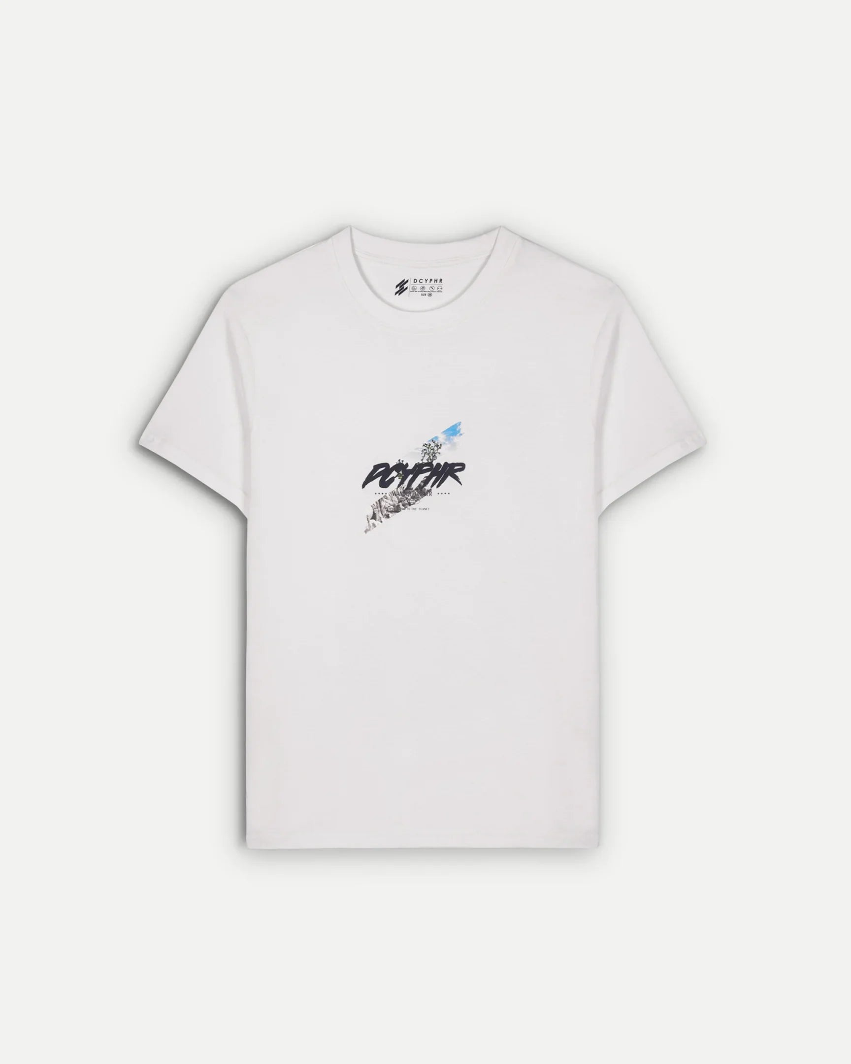 DCYPHR Wander Forever Graphic Tee - Bright White