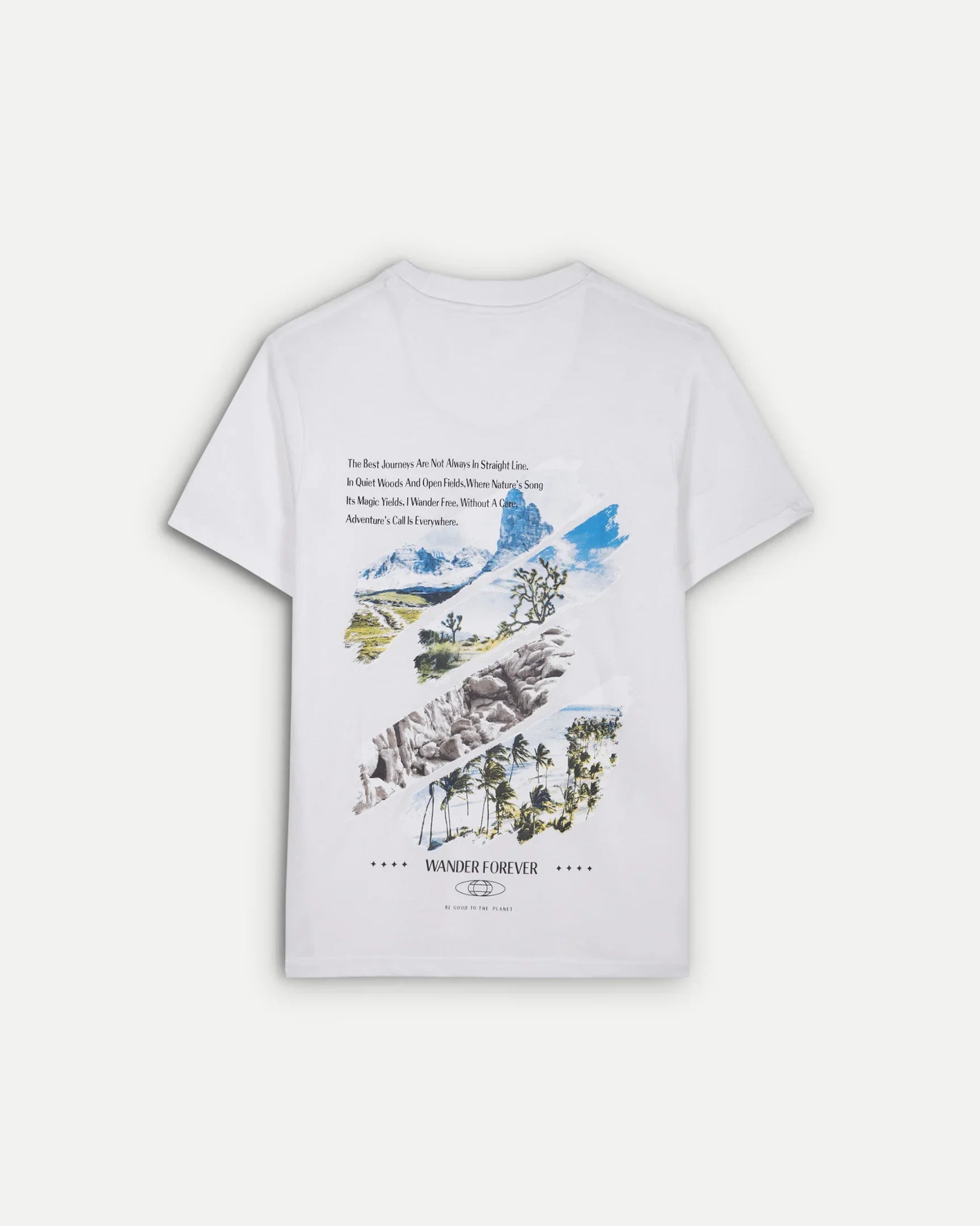 DCYPHR Wander Forever Graphic Tee - Bright White