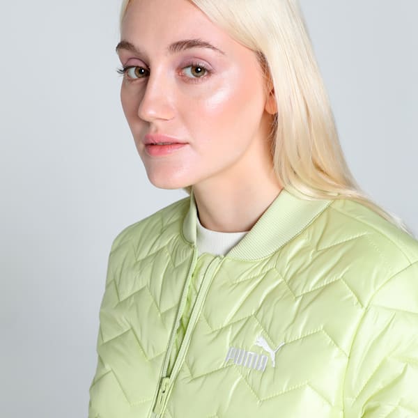 Puma Bomber Jacket Pistachio Green Women's Jacket-67909237