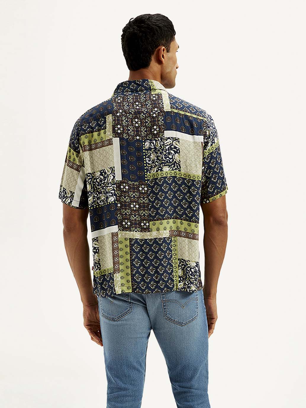 LEVIS Men's Ethnic Motif Relaxed Fit Shirt