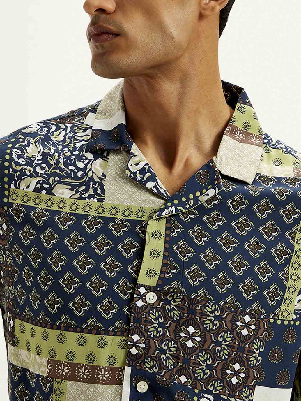 LEVIS Men's Ethnic Motif Relaxed Fit Shirt