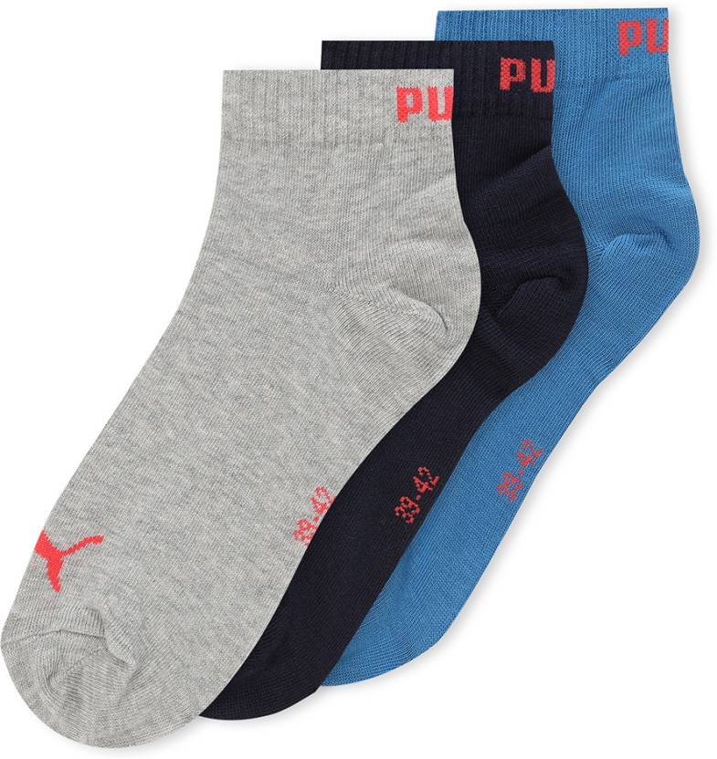 Puma UNISEX QUARTER PLAIN 3P Unisex's Pack of 3 Socks-68588101