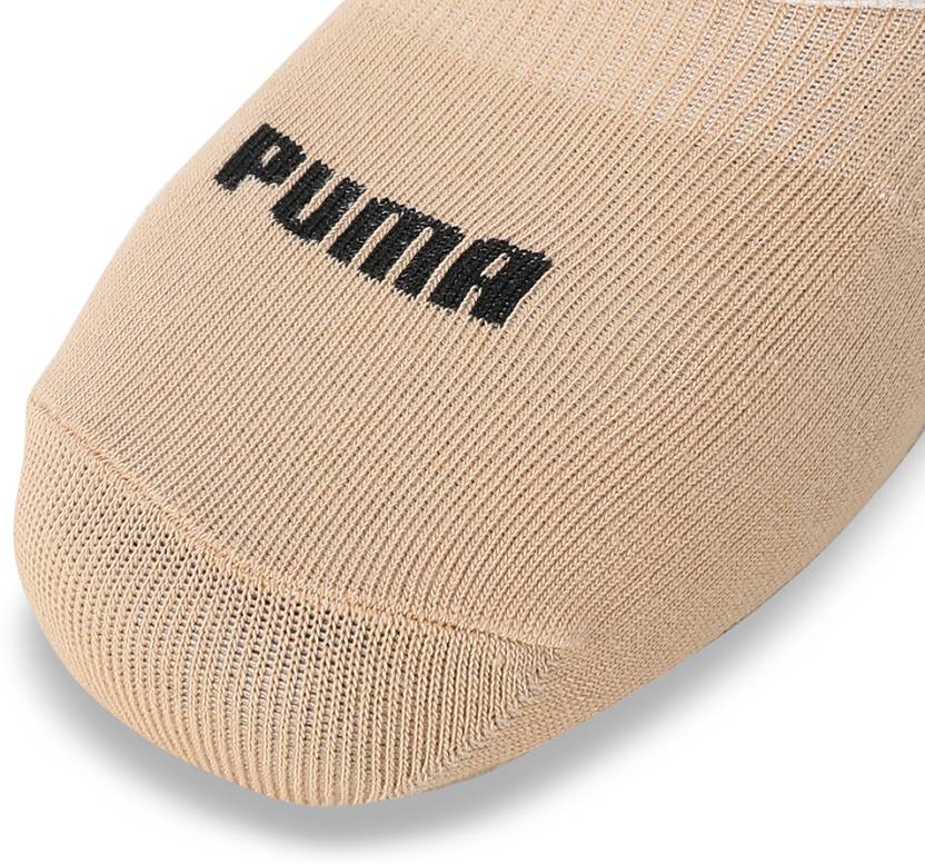 Puma BASIC FOOTIE PLAIN 3P Beige Unisex's Pack of 3 Socks-94041103