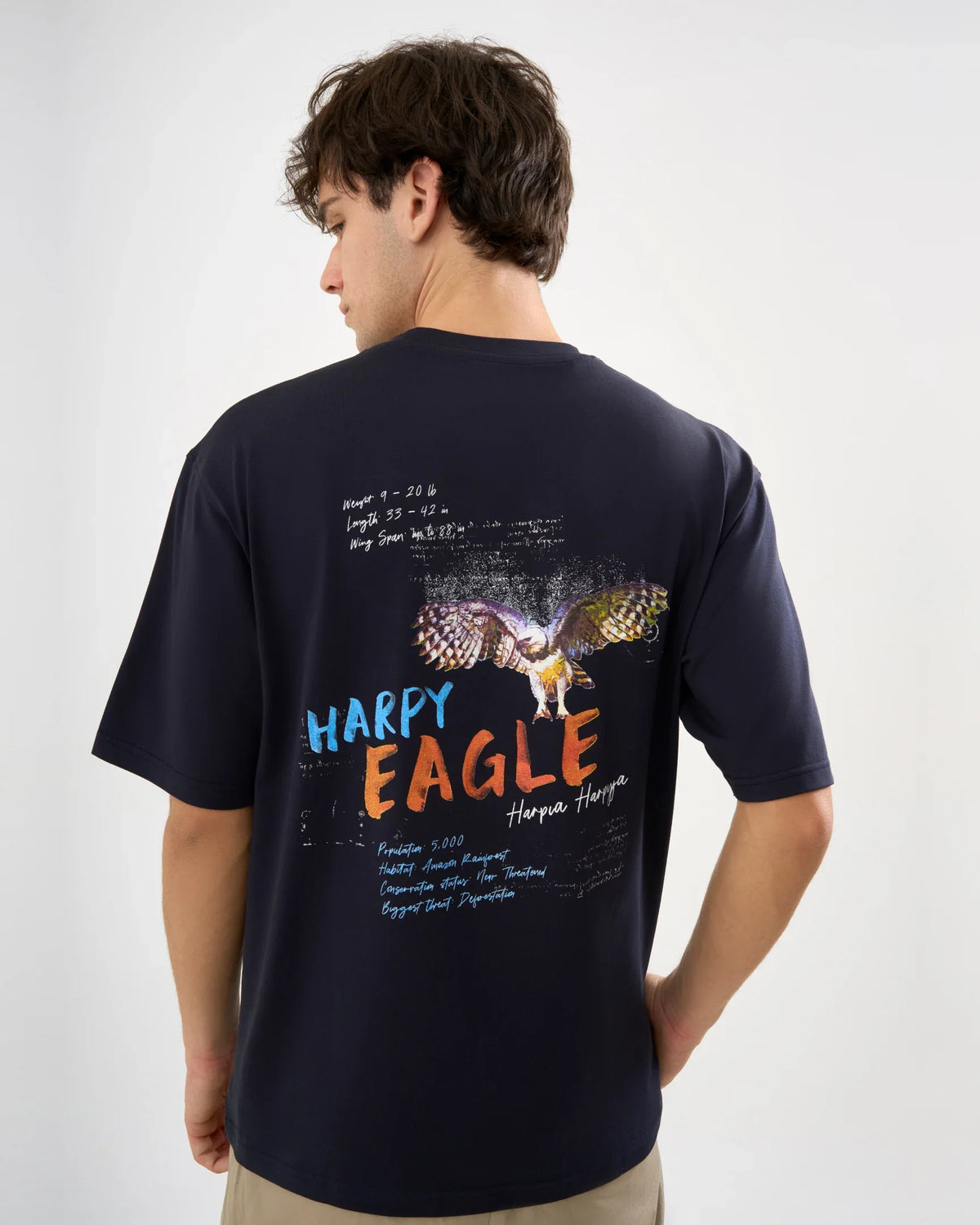 DCYPHR DISCOVERY Men's Harpy Eagle Graphic Tee - Deep Teal