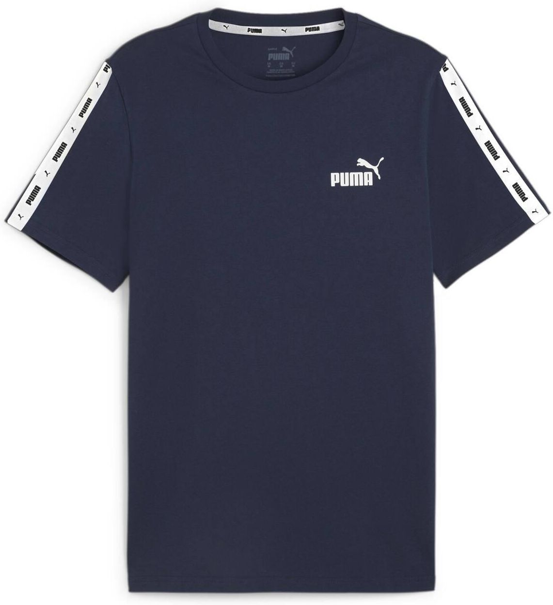 Front view of PUMA Men's Crew, showcasing its relaxed fit, modern design, and iconic logo for a casual and stylish look.