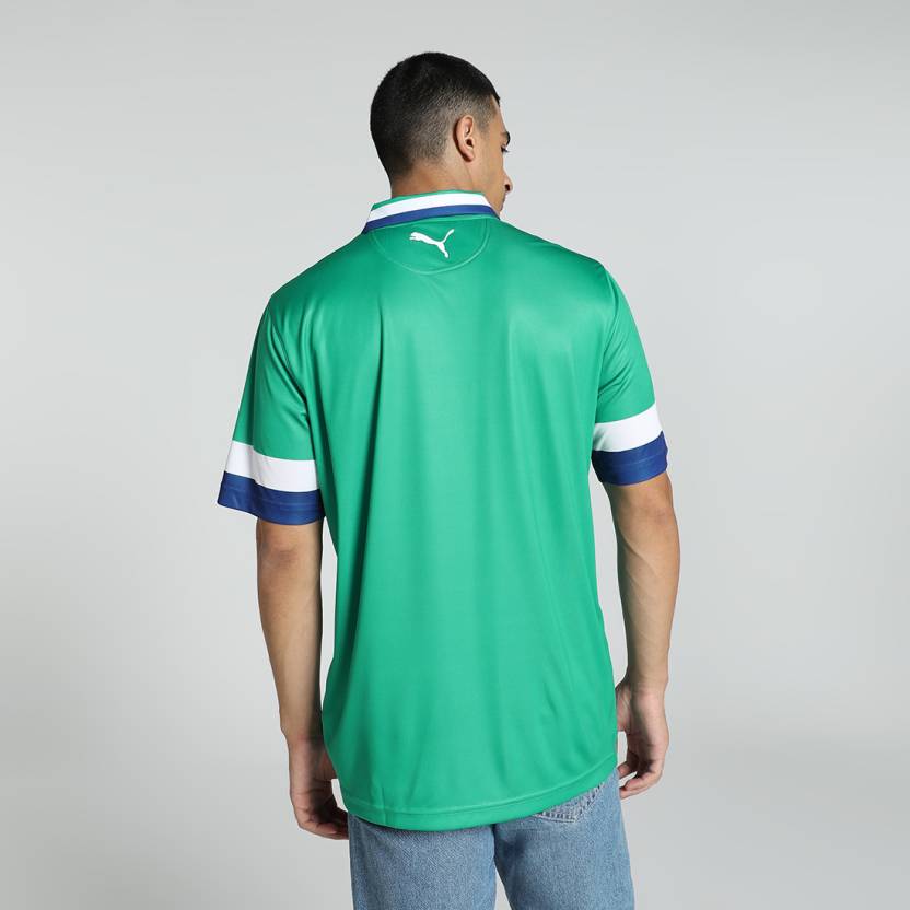 Puma TS Premium Polo Sparkling Green-Cobalt G Men's Polo T-Shirt-65996906