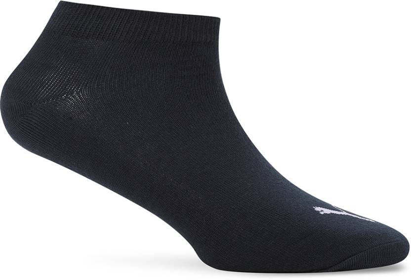 Close-up view of PUMA Unisex PO1 Socks, showcasing the soft fabric, snug fit, and iconic PUMA logo, designed for comfort and stylish everyday wear.