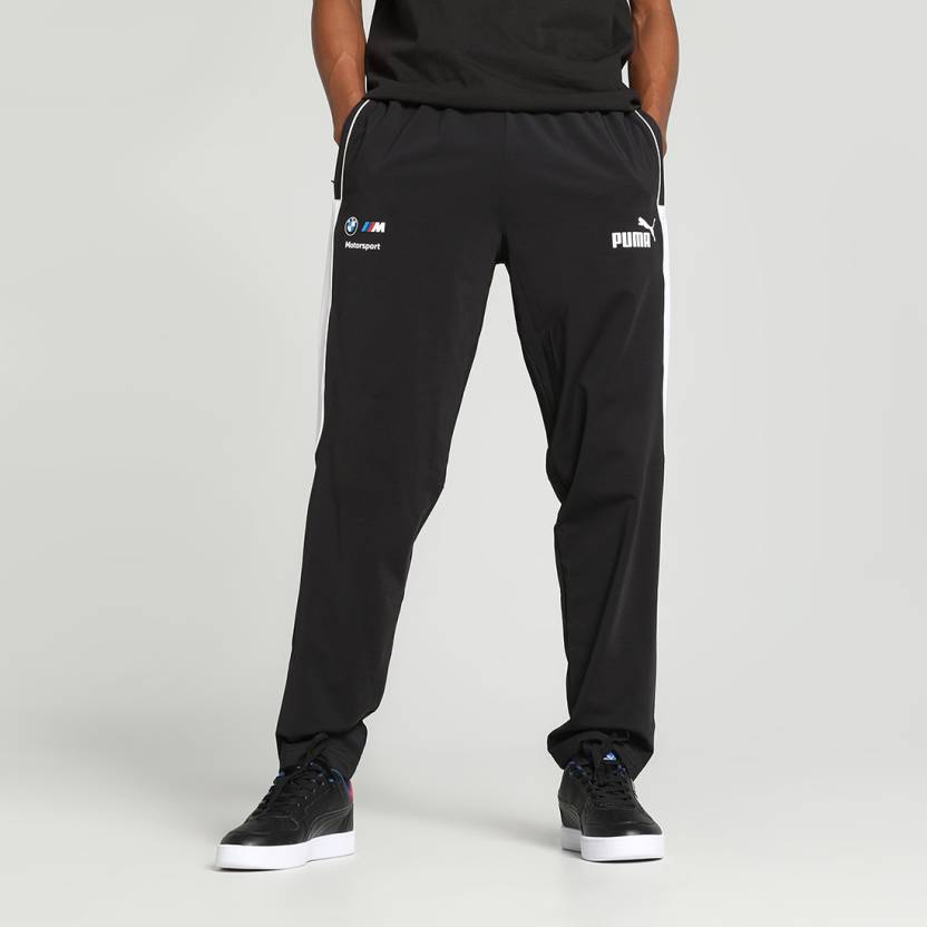 Side view of PUMA Men's Lower, showcasing its relaxed fit, breathable fabric, and signature PUMA logo for a casual, comfortable look.