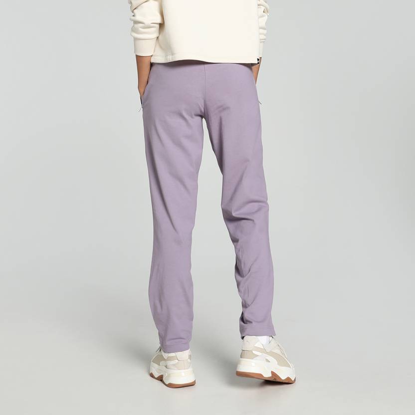 Puma Zippered Jersey Sweatpants Pale Plum Women's Lower-67182430