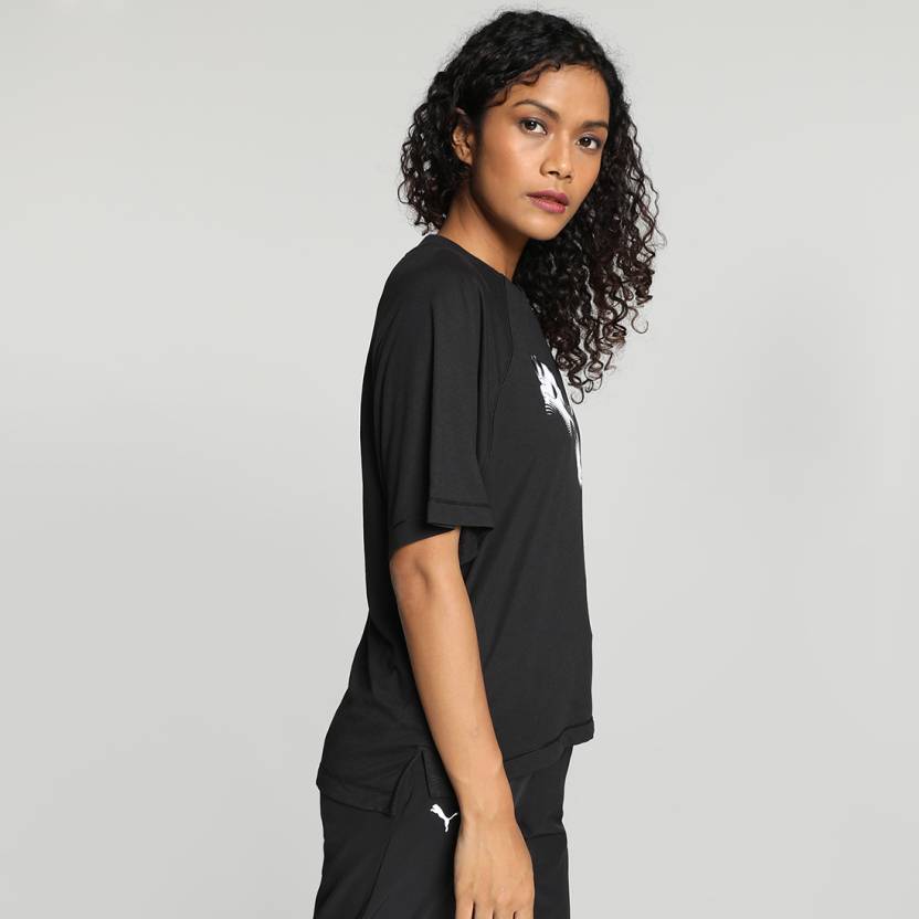 Puma MODERN SPORTS Oversized Tee PUMA Black Women's T-Shirt-67309601