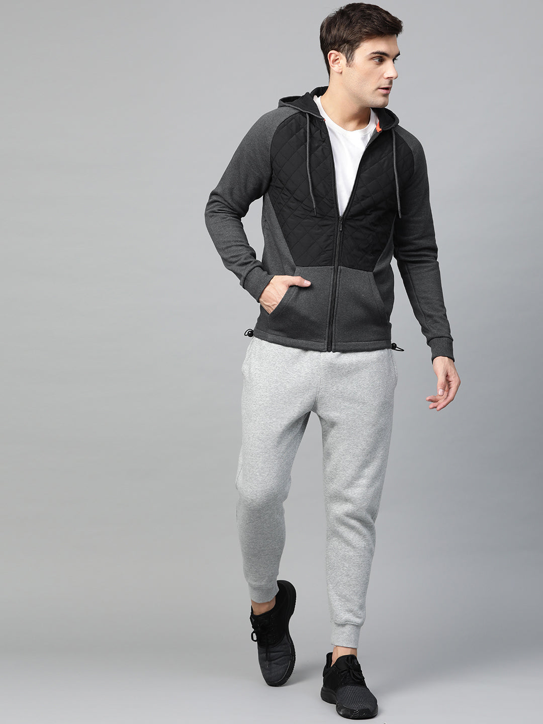 Alcis Men Hoodie showcasing a comfortable fit with an adjustable hood and sleek modern design