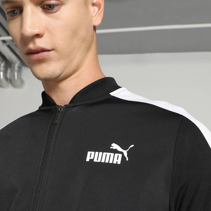 Puma Baseball Tricot Suit PUMA Black Men's Tracksuit-67742801