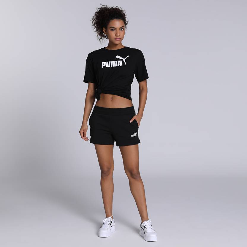 Puma ESS 4 Sweat Shorts TR Puma Black Women's Shorts-67778701