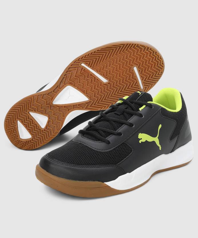 Puma Ad-court PUMA Black-Limepunch-PUMA Men's Lifestyle Shoes-10760302