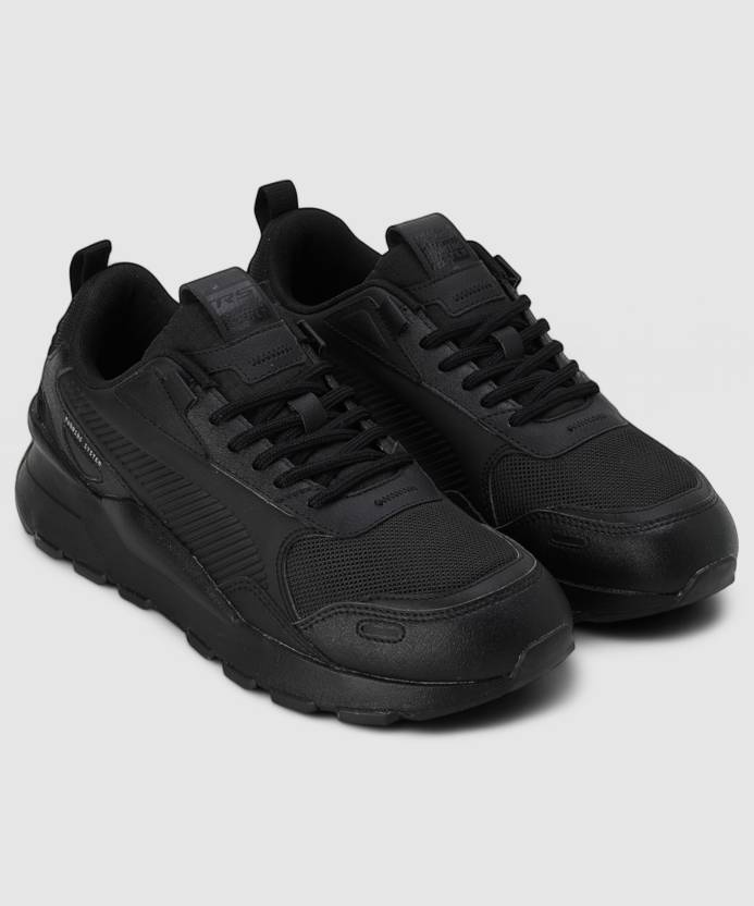 Side view of PUMA Men's Lifestyle Lace-Up Sneakers, showcasing the sleek design, breathable upper, cushioned insole, and iconic PUMA logo, designed for comfort and style in everyday wear.