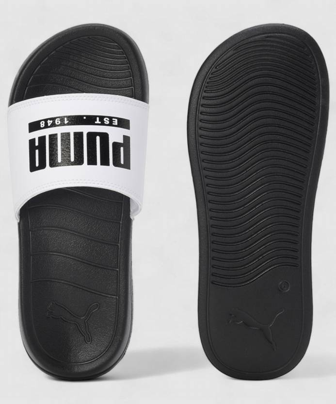 Puma Popcat Pacify PUMA Black-PUMA White Men's Slipper-39831903