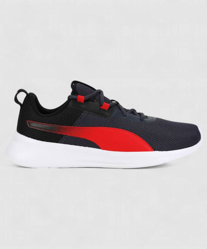 Puma Fast Wanderer Navy Blazer-PUMA Blac Men's Running Shoes-31076101