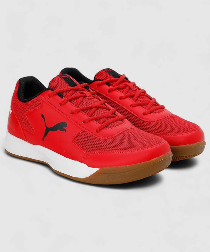 Side view of PUMA Men's Lifestyle Lace-Up Sneakers, showcasing the sleek design, breathable upper, cushioned insole, and iconic PUMA logo, designed for comfort and style in everyday wear.