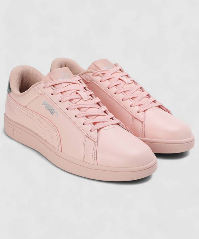 Side view of PUMA Women's Lifestyle Lace-Up Sneakers, showcasing the sleek design, breathable upper, cushioned insole, and iconic PUMA logo, designed for comfort and style in everyday wear.