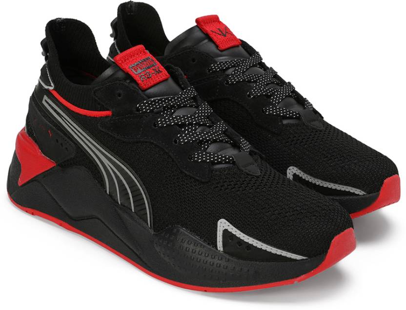 Side view of PUMA Men's Lifestyle Lace-Up Sneakers, showcasing the sleek design, breathable upper, cushioned insole, and iconic PUMA logo, designed for comfort and style in everyday wear.