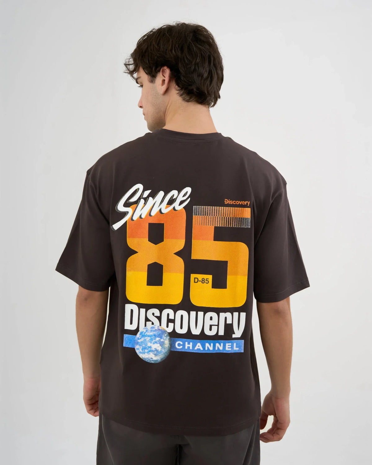 DCYPHR DISCOVERY Men's 1985 Graphic Tee-Truffle