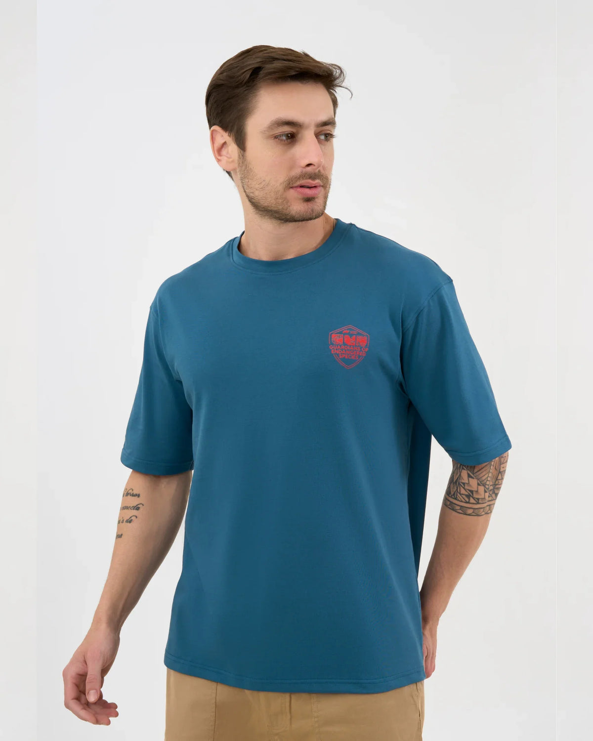DCYPHR DISCOVERY Men's Orangutan Graphic Tee - Night Lagoon
