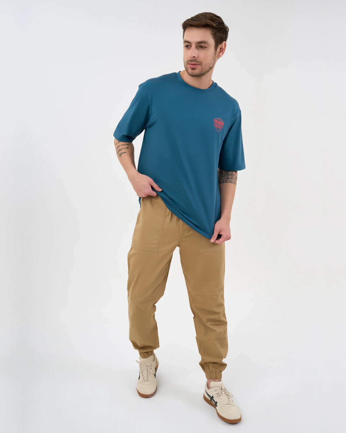 DCYPHR DISCOVERY Men's Orangutan Graphic Tee - Night Lagoon