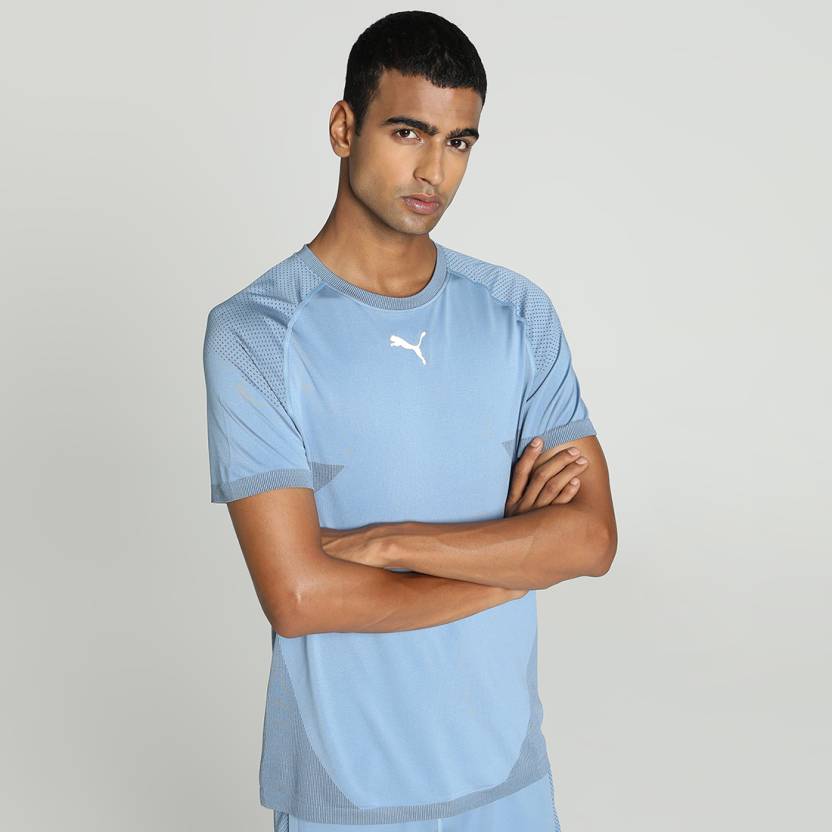 Front view of PUMA Men's Crew, showcasing its relaxed fit, modern design, and iconic logo for a casual and stylish look.