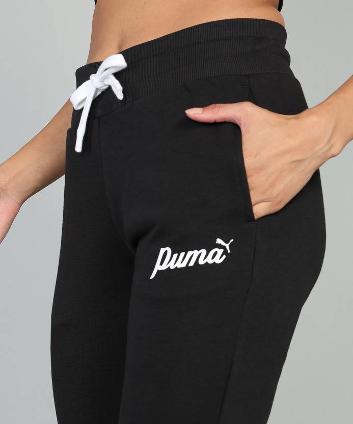 Puma ESS+ Script Pants TR PUMA Black Women's Lower-68368701