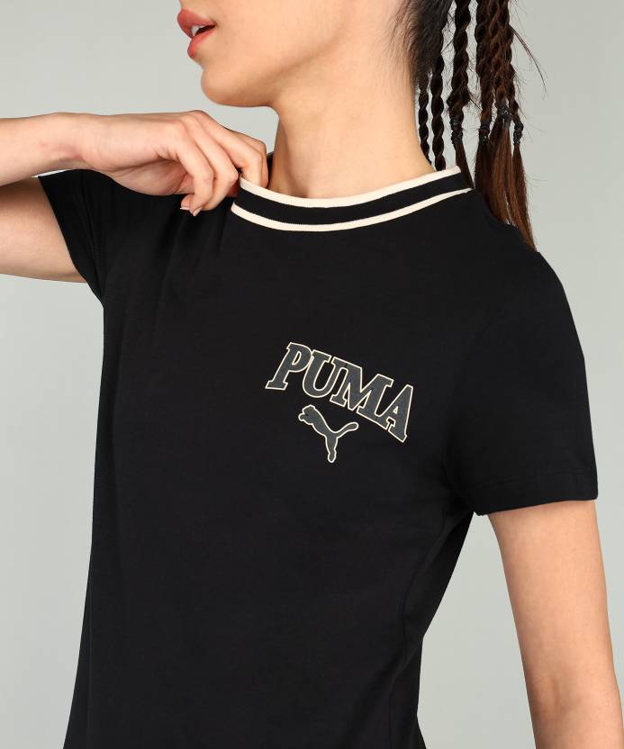 Puma SQUAD Tee PUMA Black Women's T-Shirt-68370901