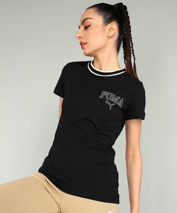 Puma SQUAD Tee PUMA Black Women's T-Shirt-68370901