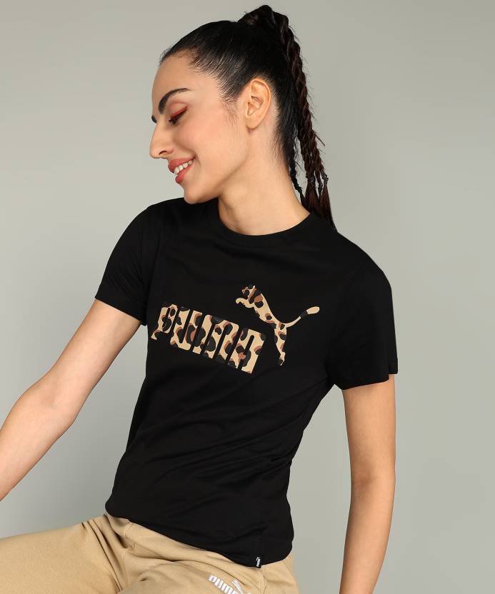 Puma ESS+ ANIMAL Graphic Tee PUMA Black Men's T-Shirts