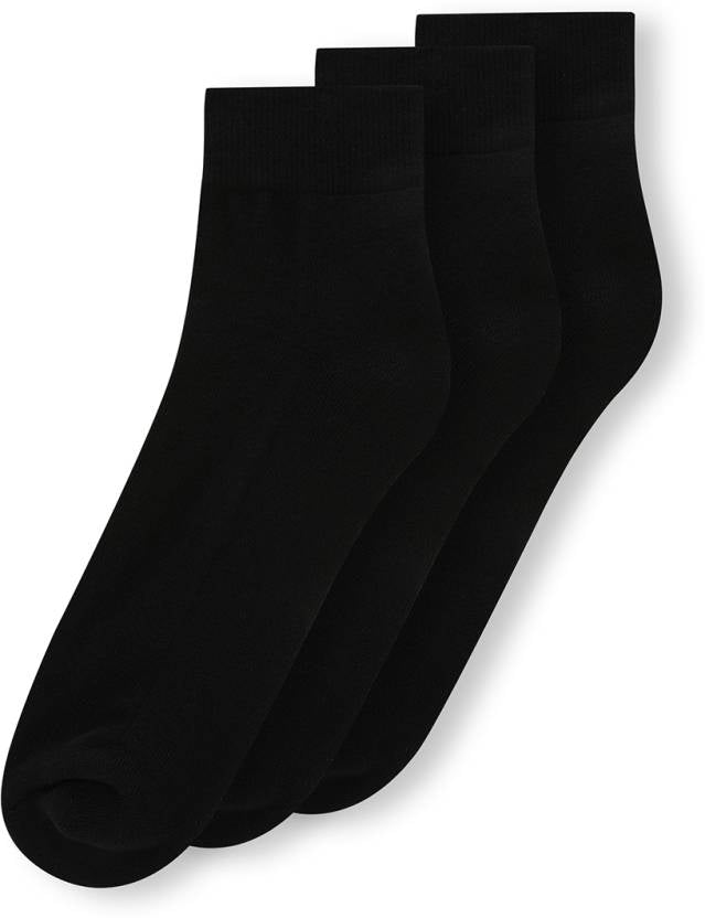 Puma ANKLE LENGTH HALF TERRY 3P PUMA Black-PU Men's Pack of 3 Socks-68853101