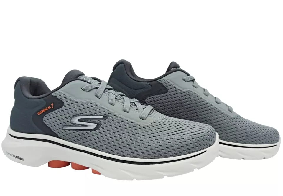 SKECHERS GO WALK 7 - THE CONSTRUCT Men's Walking Shoes-216636-GYOR