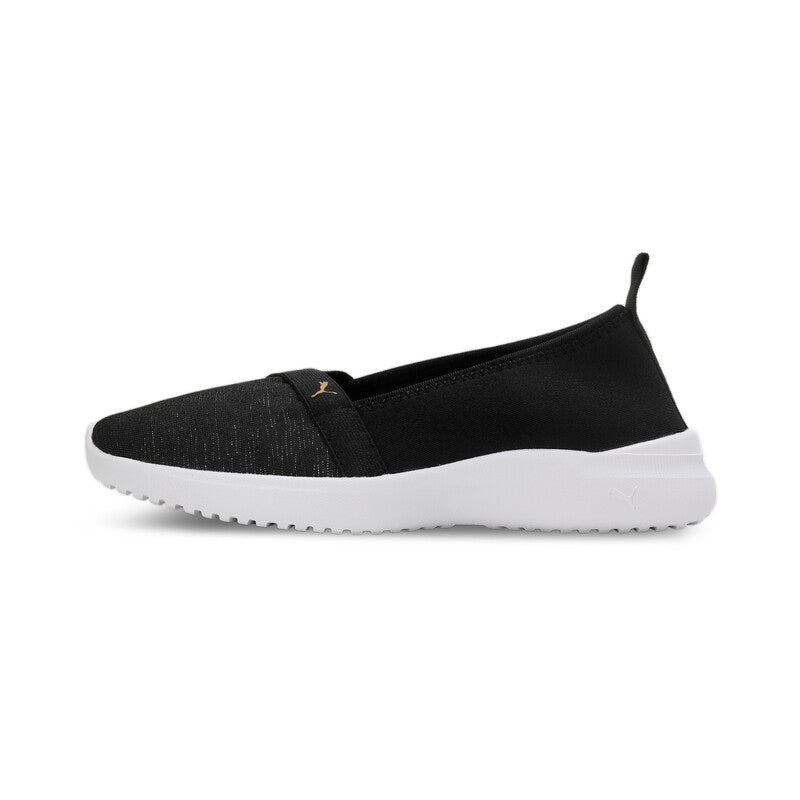 Side view of PUMA Women's Lifestyle Lace-Up Sneakers, showcasing the sleek design, breathable upper, cushioned insole, and iconic PUMA logo, designed for comfort and style in everyday wear.