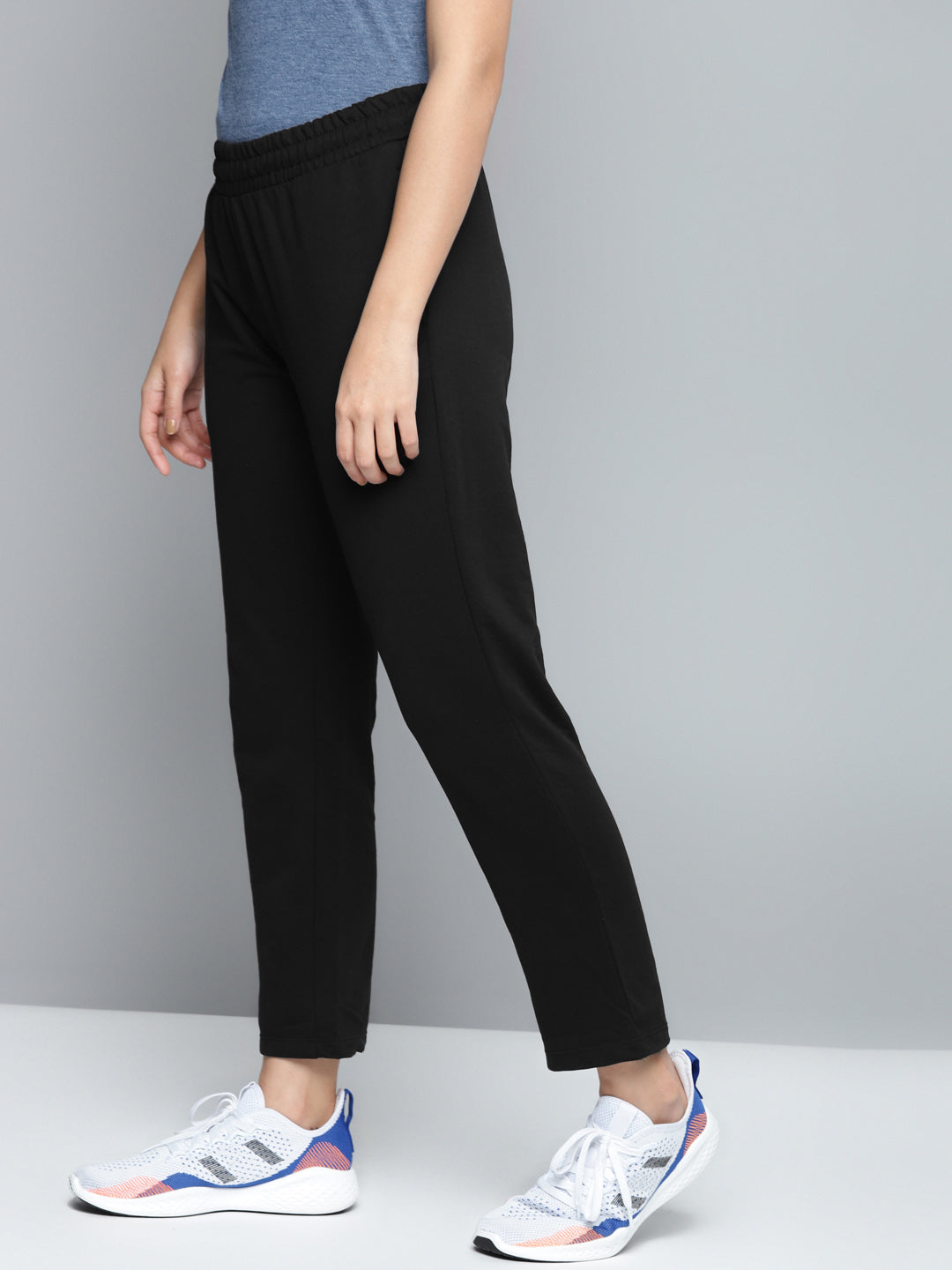 Alcis Women Black Solid Track Pants