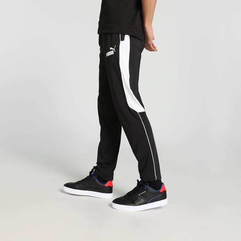 Side view of PUMA Men's Lower, showcasing its relaxed fit, breathable fabric, and signature PUMA logo for a casual, comfortable look.