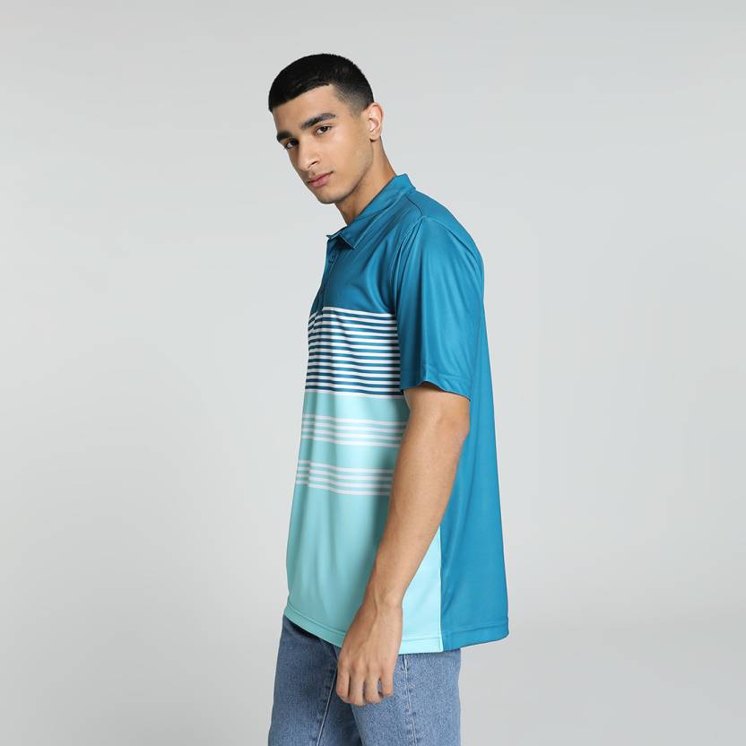 Puma TS Premium Polo Corsair-Fair Aqua-PUMA W Men's Polo T-Shirt-65996903