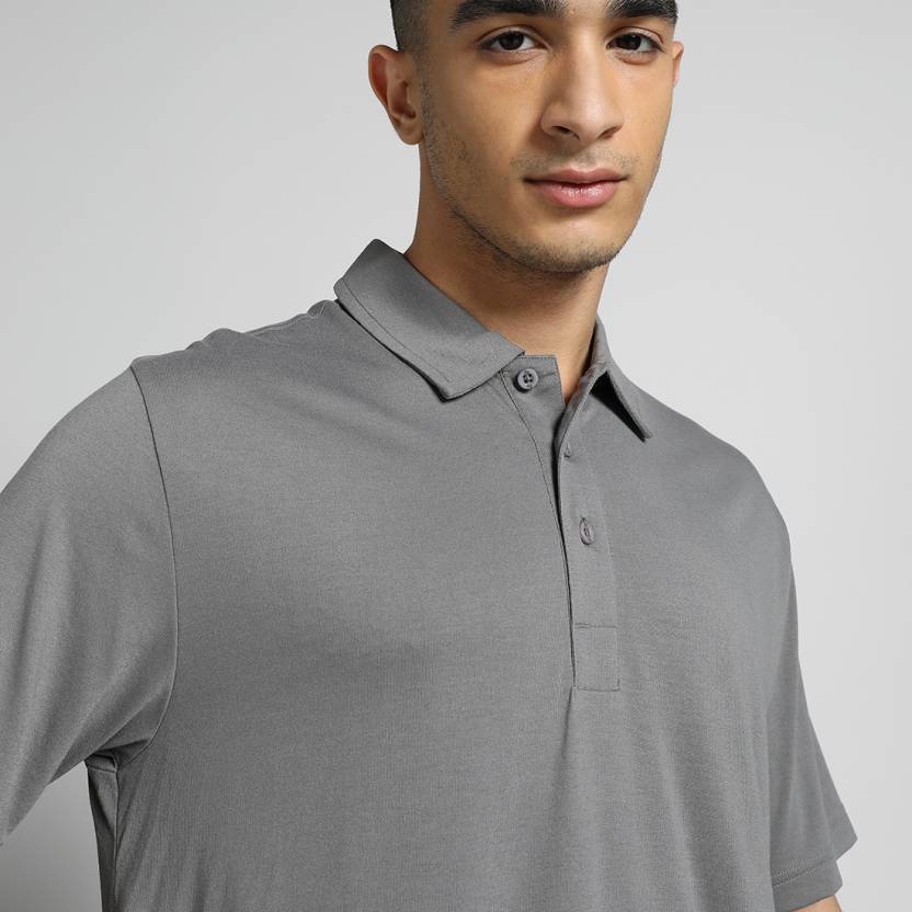 Puma TS Premium Eco Polo Charcoal Gray Men's Polo T-Shirt-60677202