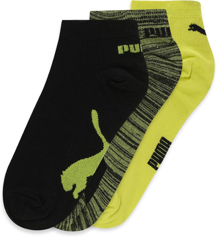 Puma LIFESTYLE SNEAKERS 3P Lime Green-PU Men's Pack of 3 Socks-68932001